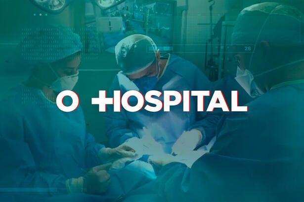 Logo da série original da Record TV O Hospital