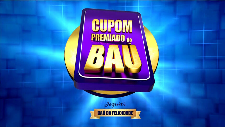 Logo do programa Cupom Premiado do Baú, exibido no SBT