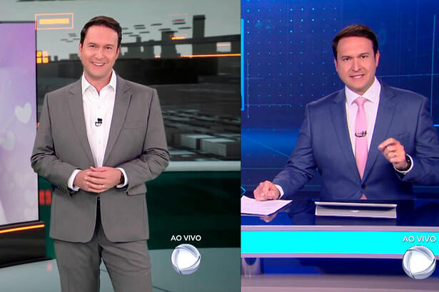 Eduardo Ribeiro no Domingo Espetacular e no Jornal da Record