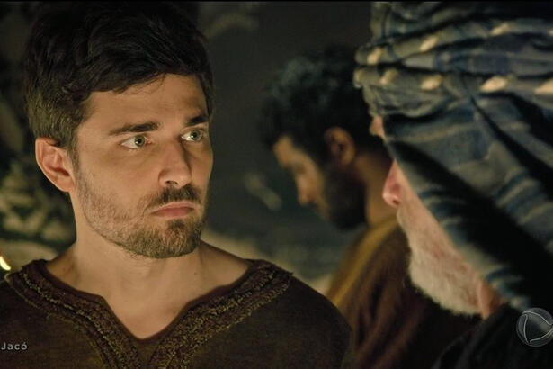 Jacó (Miguel Coelho) em cena do capítulo de 07 de julho da novela Gênesis