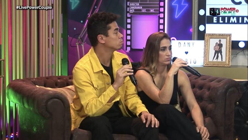 Daniele e Fabio participaram da Live dos Eliminados do Power Couple Brasil 5. O oitavo casal eliminado do jogo, fugiu das polêmicas e se esquivou das perguntas feitas por Dani e Lidi: "Não vou julgar".