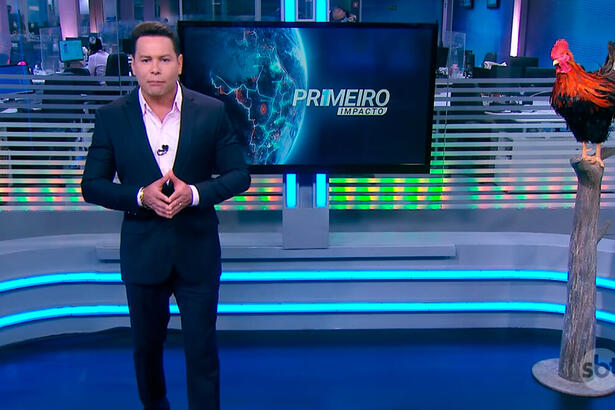 Marcão do Povo apresentando o Primeiro Impacto nesta quinta-feira, 01 de julho