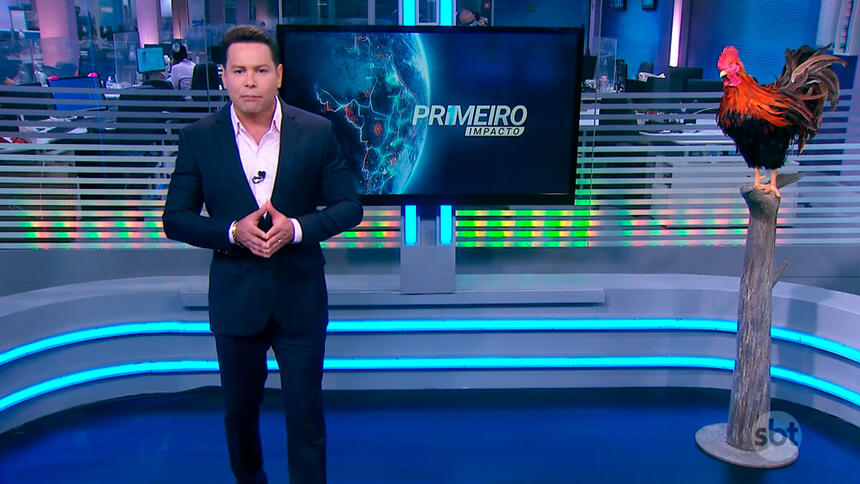 Marcão do Povo apresentando o Primeiro Impacto nesta quinta-feira, 01 de julho