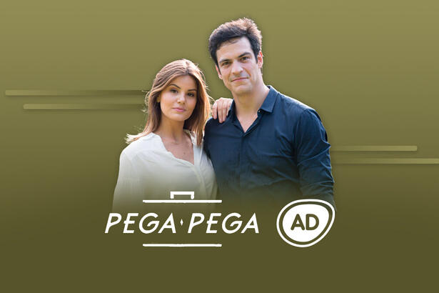 Logo do resumo semanal da novela Peg Pega, da TV Globo