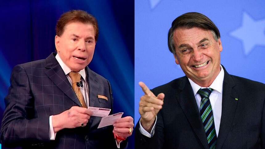 Silvio Santos no Roda e Roda deste domingo 27/07/2021 e Jair Bolsonaro