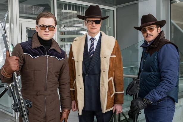 Trecho do filme Kingsman: O Círculo Dourado, exibido pela TV Globo na Tela Quente