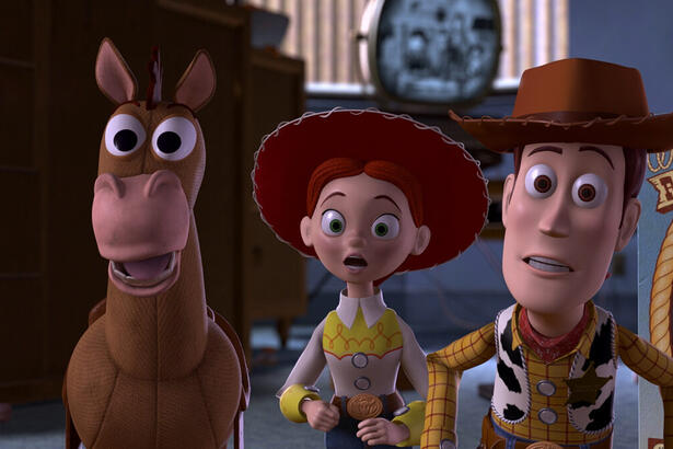 Trecho do filme Toy Story 2, exibido pela TV Globo na Sessão da Tarde