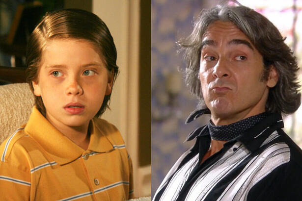 Eduardo (Pedro Malta) e Jacque (Alexandre Borges) em cenas das novelas Prova de Amor e Ti Ti Ti, respectvamente
