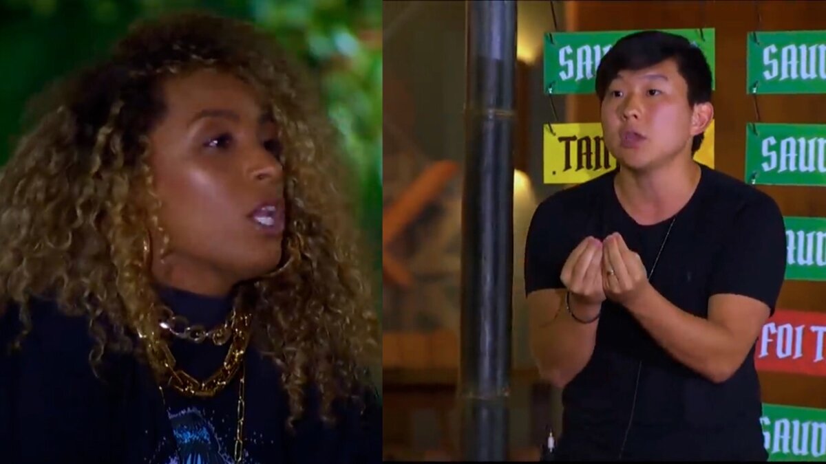 O tempo ficou bastante fechado entre Nanah e Pyong durante a dinâmica no Ilha Record. A cantora acusou o ex-BBB de coagir Valesca no jogo, Pyong irritado negou tudo e chamou Nanah de hipócrita.