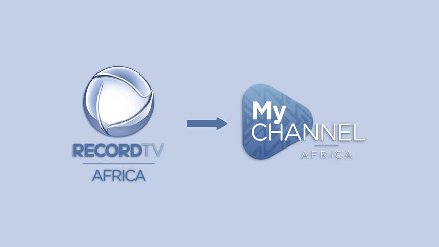 Logo da Record TV Africa e My Channel