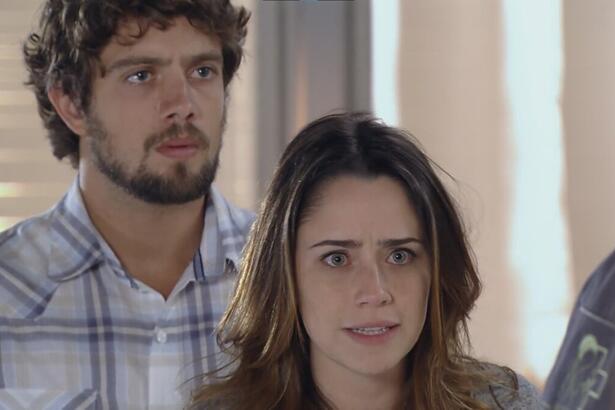 Rodrigo E Ana em cena final do último capítulo da novela A Vida da Gente