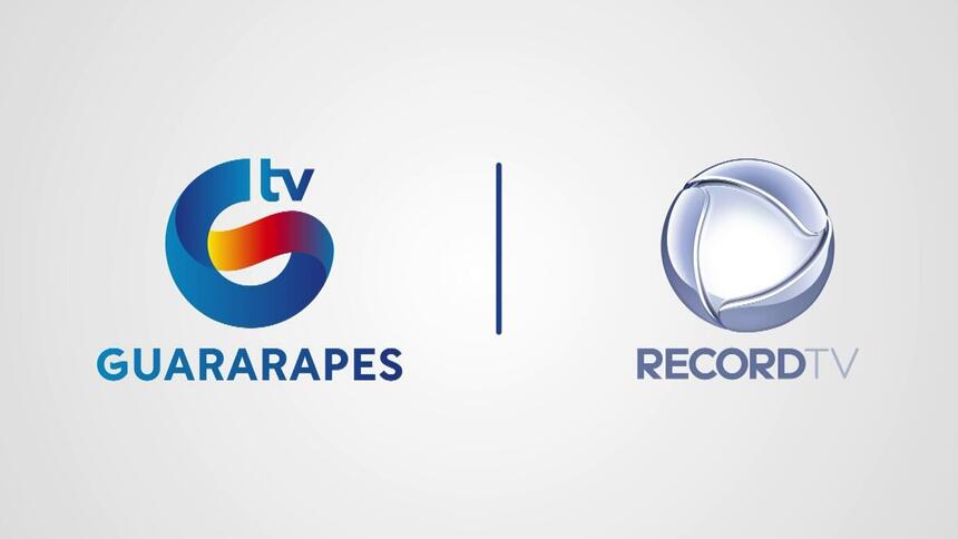 Logo da TV Guararapes, afiliada da Record TV em Recife