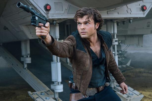 Trecho do filme Han Solo: Uma História Star Wars, exibido pela TV Globo na Temperatura Maxima