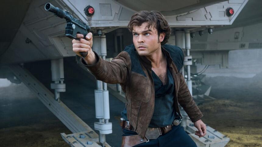 Trecho do filme Han Solo: Uma História Star Wars, exibido pela TV Globo na Temperatura Maxima