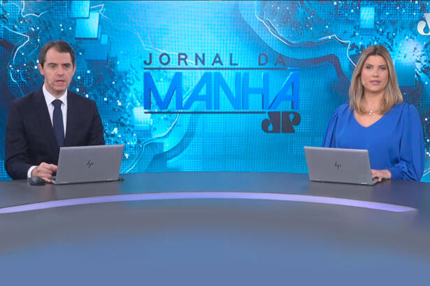 Apresentadores iniciam o Jornal da Manhã de sexta-feira, 17 de setembro; programa estará na TV Jovem Pan News