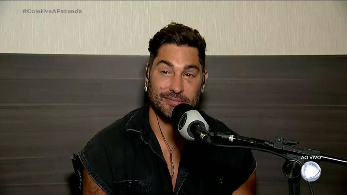 Victor Pecoraro no link ao vivo do Hoje em Dia