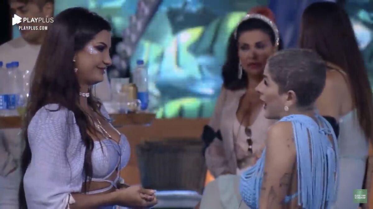 Marina afirmou para Lary na festa de A Fazenda 13, afirmou que se afastou de Rico e explicou que ele não faz bem para os participantes.