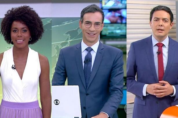 Maju Coutinho, Cesar Tralli e Alan Severiano - Montagem