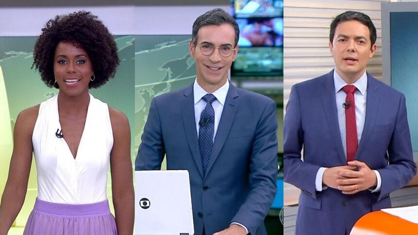 Maju Coutinho, Cesar Tralli e Alan Severiano - Montagem