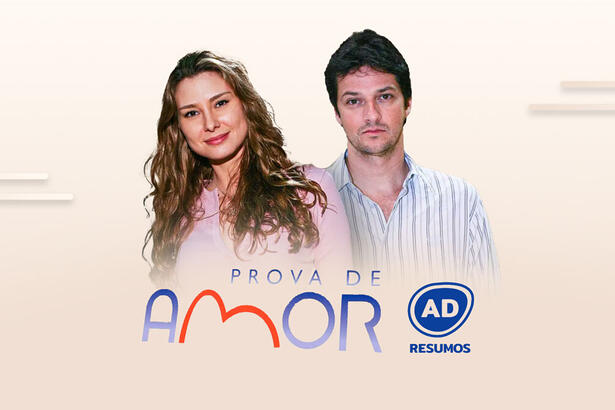 Divulgação do resumo diário da novela Prova de Amor, exibida na Record TV