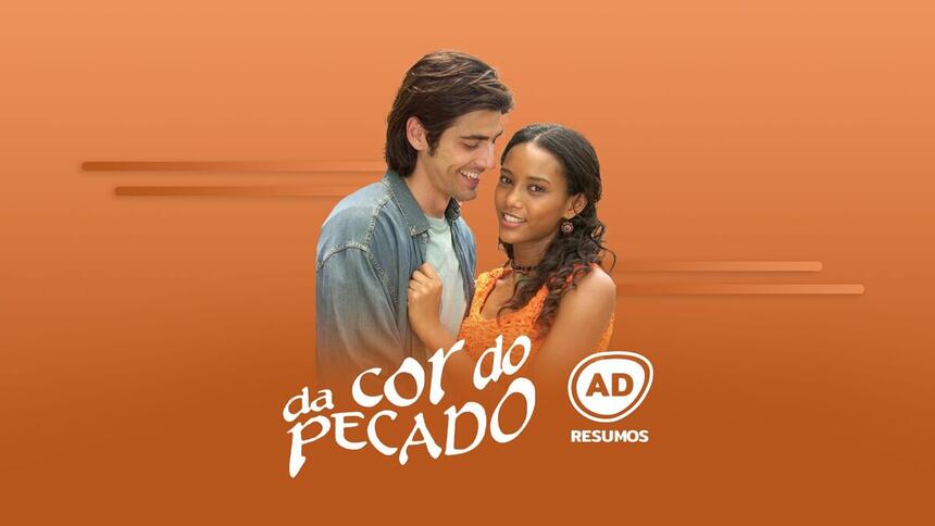 Divulgação do resumo semanal da novela Da Cor do Pecado no canal Viva