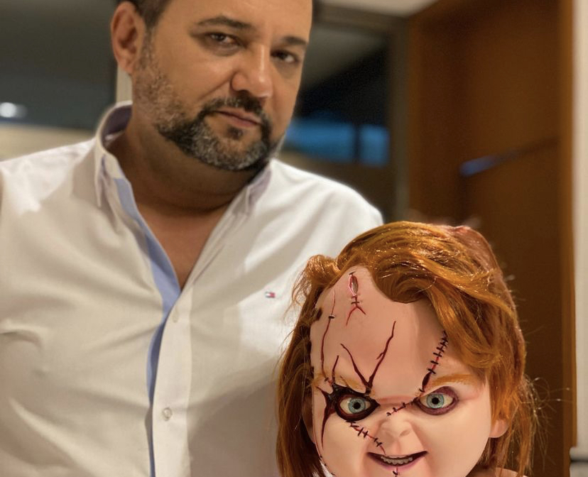 Geraldo Luis e Chucky