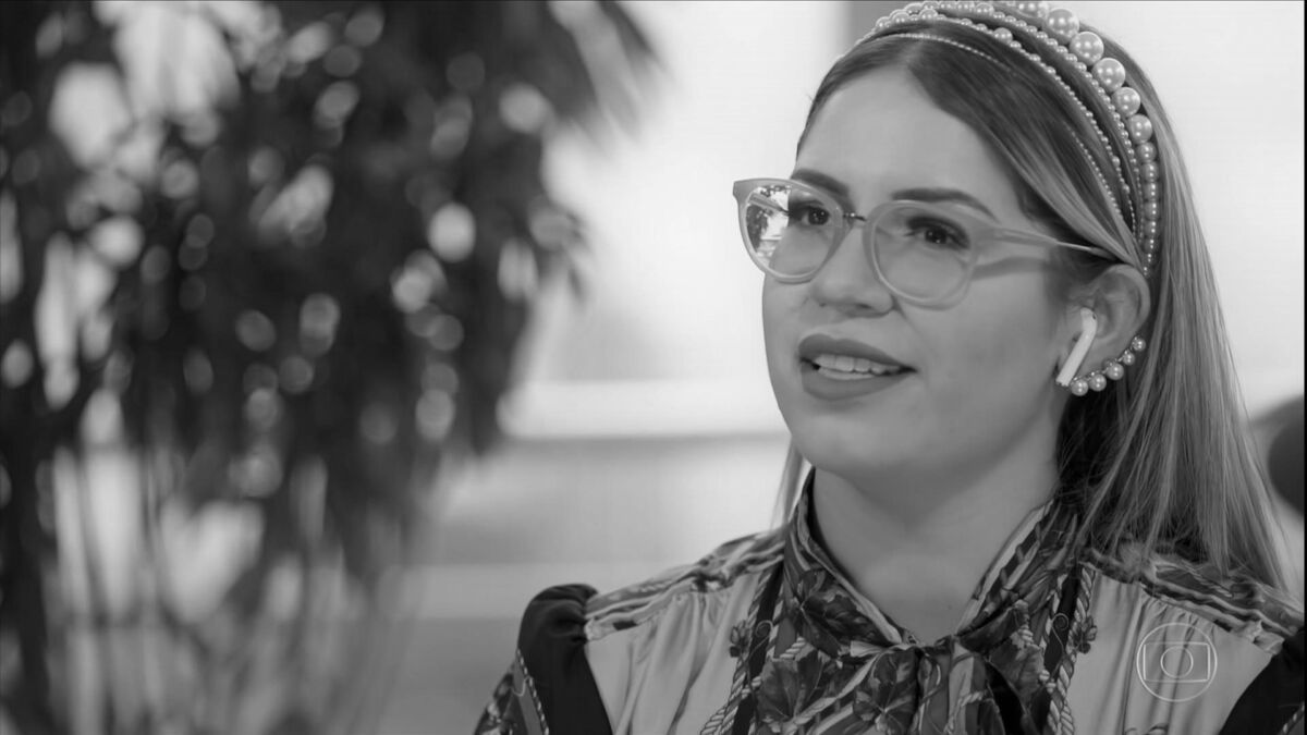 Marília Mendonça em entrevista ao programa de Pedro Bial