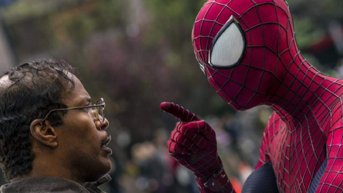 Trecho do filme O Espetacular Homem-Aranha 2, exibido pela TV Globo na Temperatura Máxima