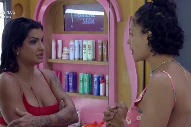 Marina conversou com Aline nesta madrugada em A Fazenda 13, e afirmou que além de Dayane, MC Gui entrou na sua lista para ser indicado para a roça.