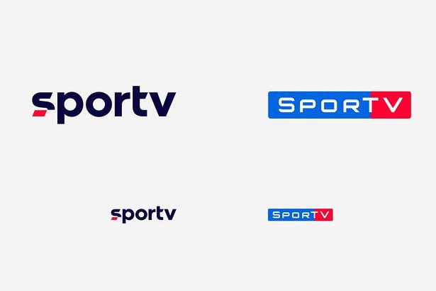 Novo logo do SporTV em comparação ao antigo