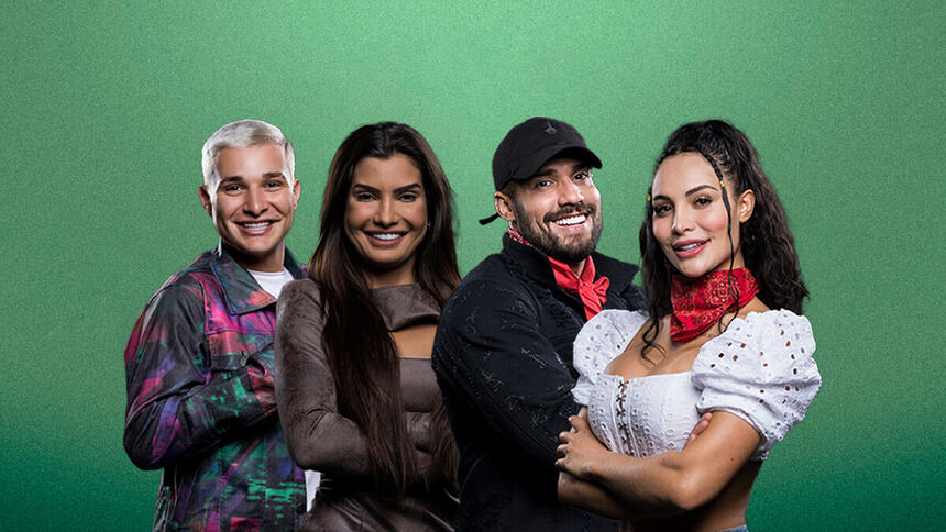 MC Gui, Marina Ferrari, Bil Araújo e Aline Mineiro