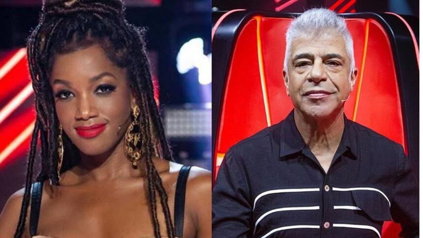 IZA e Lulu Santos no The Voice Brasil