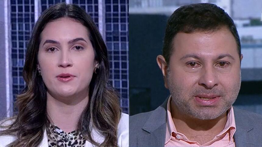 Mariana Spinelli e Mário Marra em uma montagem