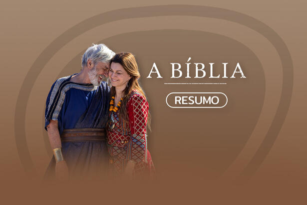 Logo do resumo diário da novela A Bíblia