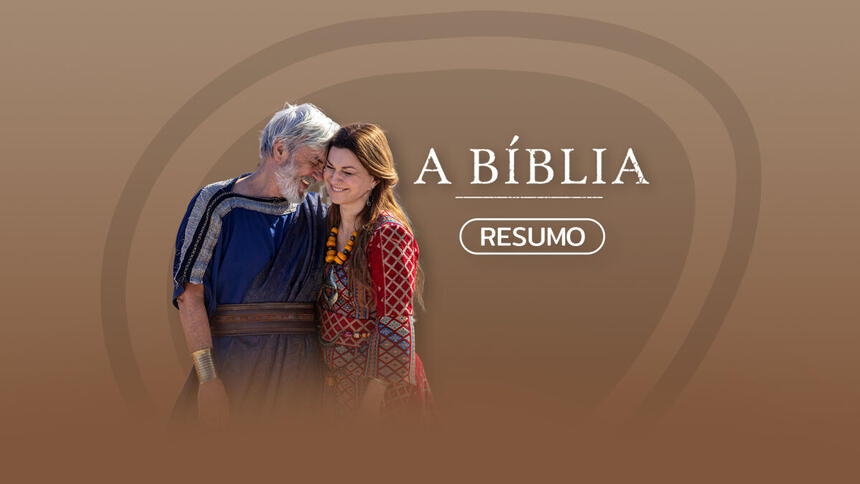 Logo do resumo diário da novela A Bíblia