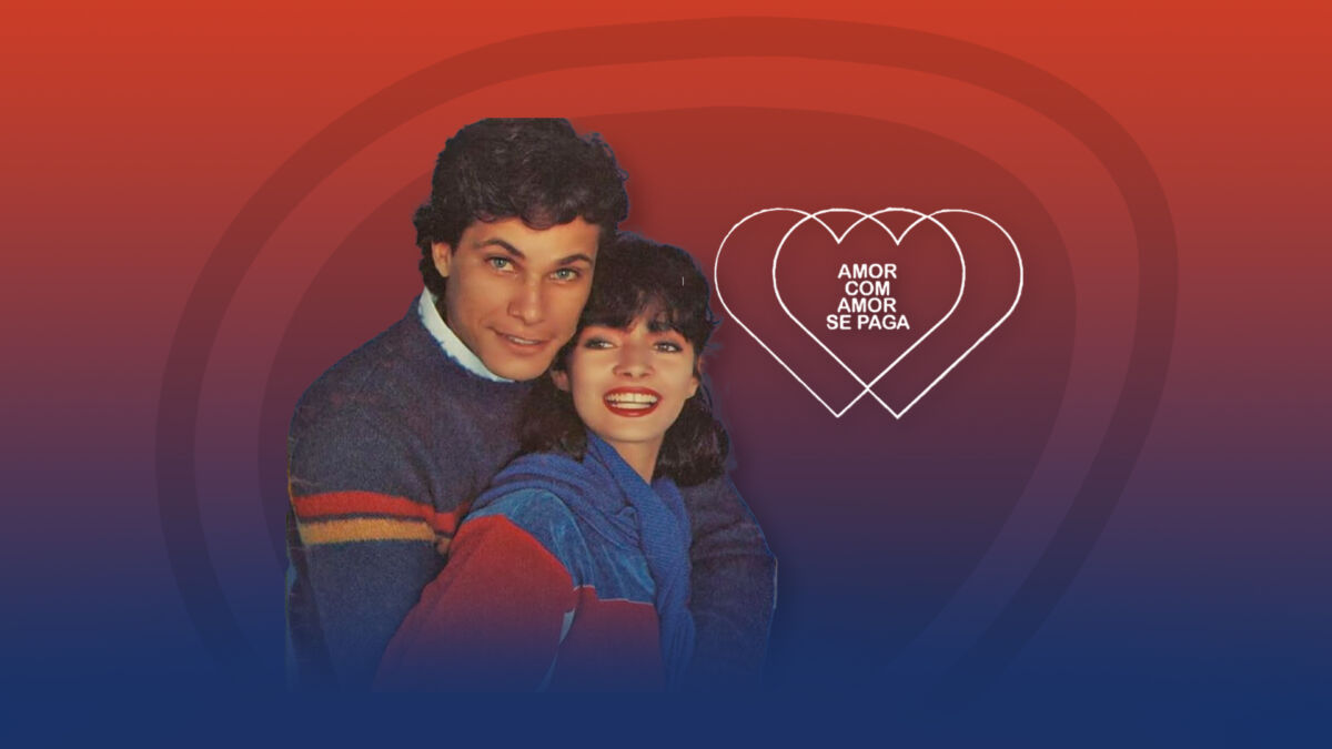 Logo do resumo diário da novela Amor com Amor se Paga, exibida no canal Viva