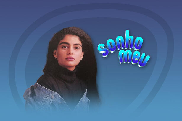 Logo do resumo diário da novela Sonho Meu no canal Viva