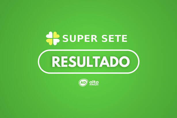 Logo do resultado do Super Sete da Caixa