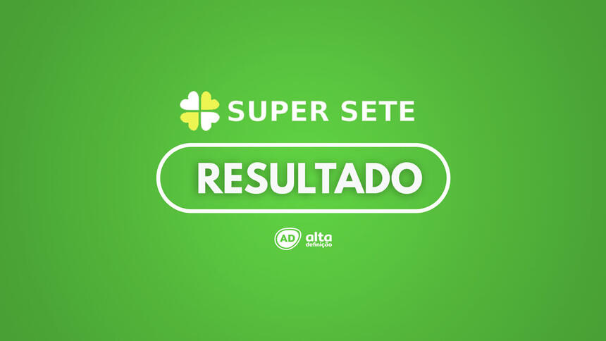 Logo do resultado do Super Sete da Caixa