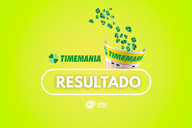 Logo do resultado da Timemania da Caixa