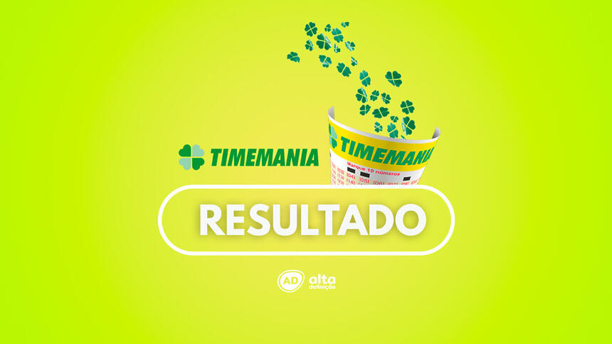 Logo do resultado da Timemania da Caixa