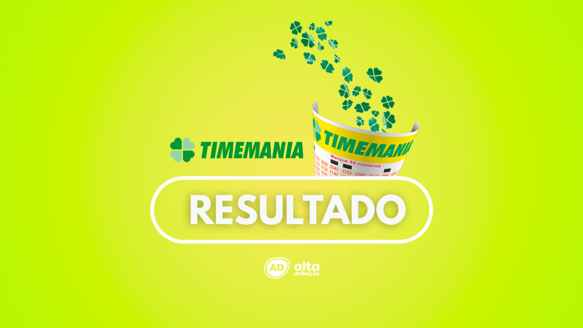 Logo do resultado da Timemania da Caixa