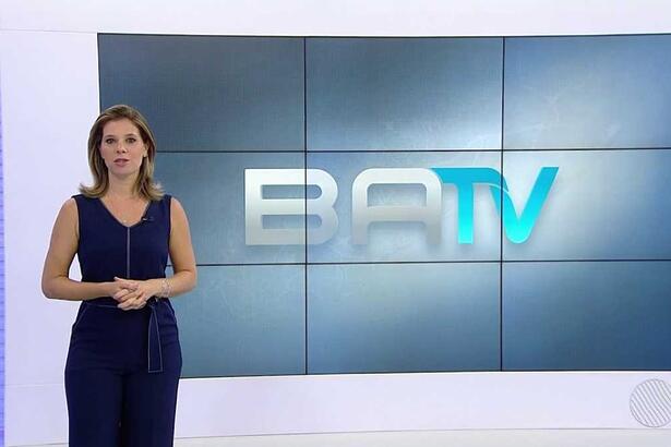 Camila Marinho nos estúdios do BATV, na TV Bahia