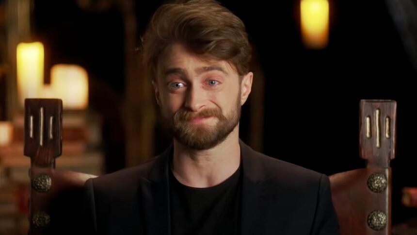 Daniel Radcliffe em cena do especial Harry Potter De Volta a Hogwarts