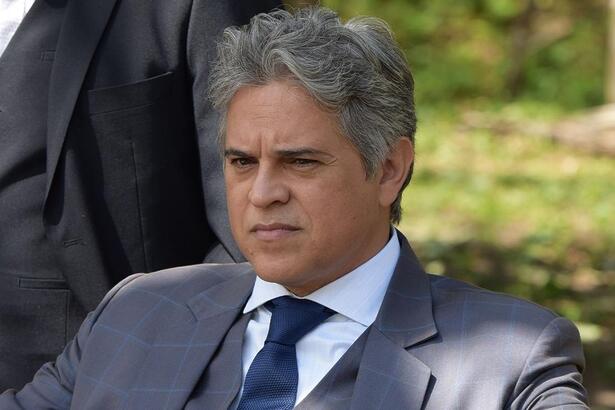 Juan Alba em cena na novela Amor sem Igual, na Record TV