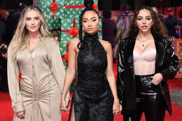 O grupo Little Mix posa para foto