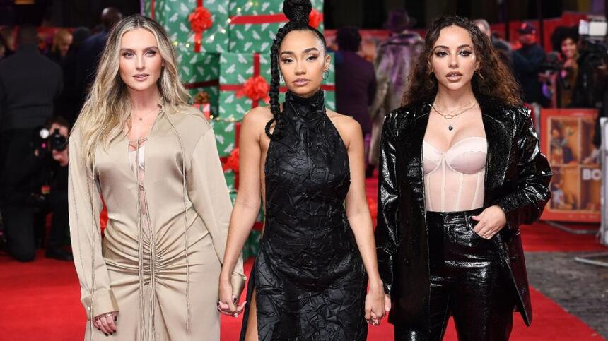 O grupo Little Mix posa para foto