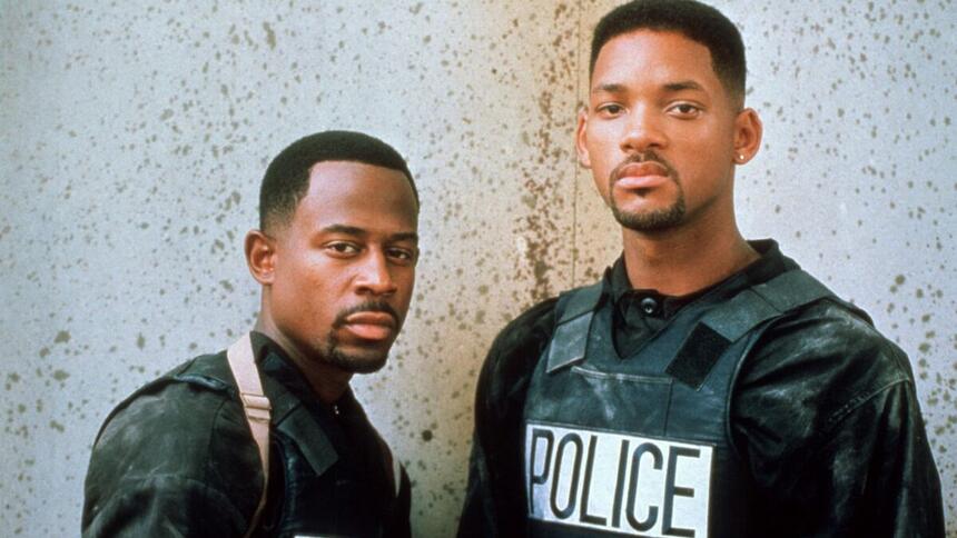 Martin Lawrence e Will Smith em trecho do filme Bad Boys