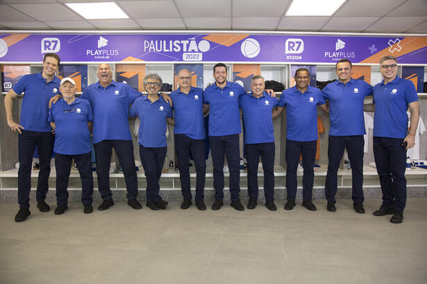 Equipe que vai trabalhar na transmissão do Campeonato Paulista da Record em 2022