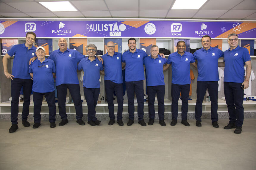 Equipe que vai trabalhar na transmissão do Campeonato Paulista da Record em 2022